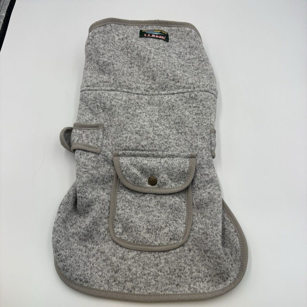 LL Bean Sweater Fleece Jacket Coat - Small- Medium Dogs